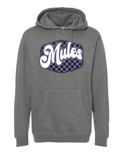 Load image into Gallery viewer, Mules Checkered Heather Gray