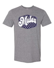 Load image into Gallery viewer, Mules Checkered Heather Gray