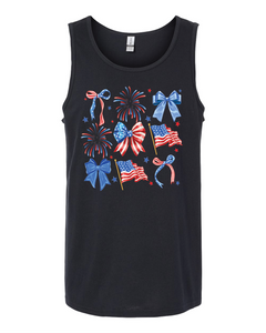 4th of July Bows & Fireworks