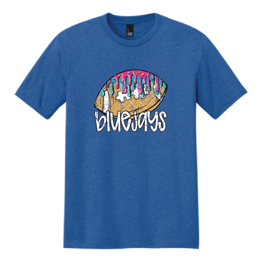 Bluejays Football Ice Cream drip