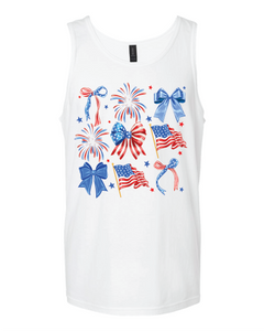 4th of July Bows & Fireworks
