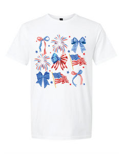 4th of July Bows & Fireworks