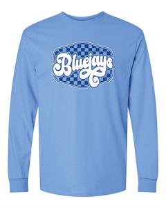 Bluejay Checkered Carolina Blue Shirt