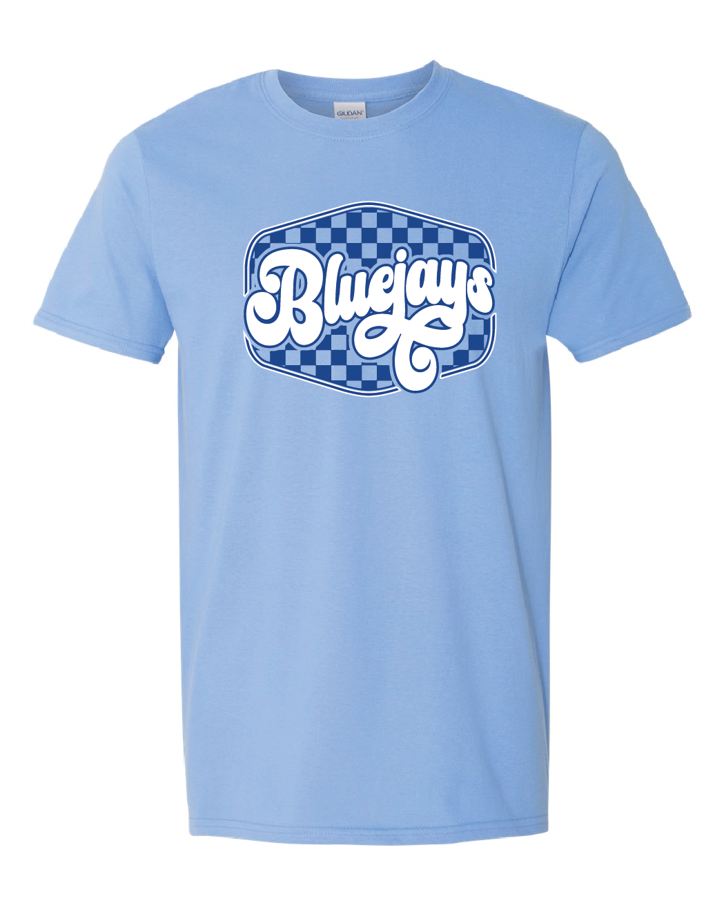 Bluejay Checkered Carolina Blue Shirt