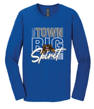 Load image into Gallery viewer, Small Town Big Spirit T-shirt, Long Sleeve or Crewneck
