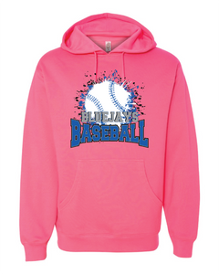 Bluejays Baseball Splatter