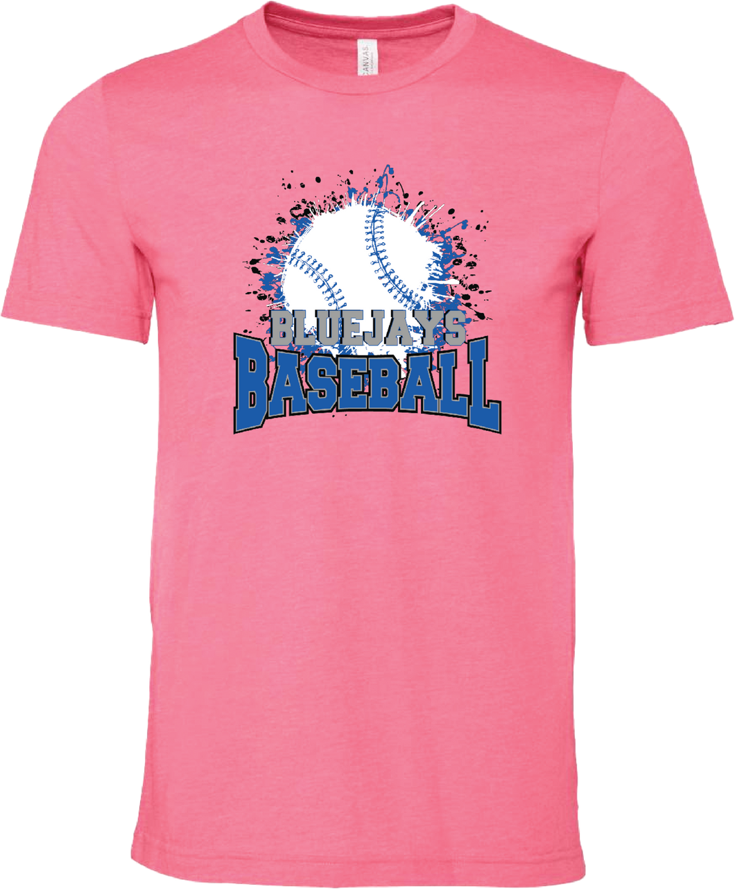 Bluejays Baseball Splatter