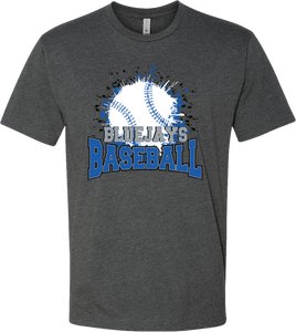 Bluejays Baseball Splatter