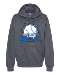 Bluejays Baseball Splatter