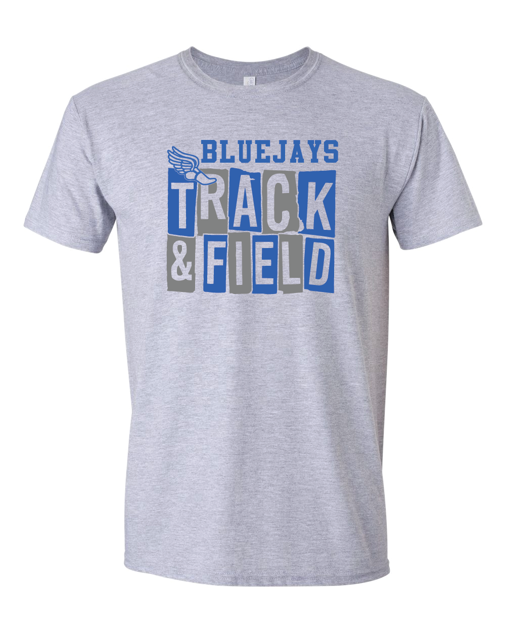 Bluejays Track & Field Sports Grey