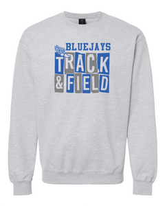 Bluejays Track & Field Sports Grey