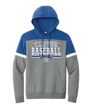 Load image into Gallery viewer, NEW Color Block Clever Baseball Hoodie
