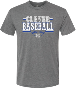 Personalized Clever Baseball T-Shirt