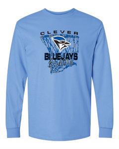 Clever Basketball Net Carolina Blue Shirt