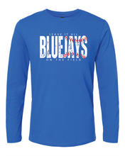 Load image into Gallery viewer, Distressed Bluejay Baseball T-shirt
