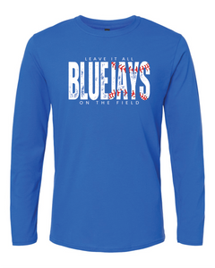 Distressed Bluejay Baseball T-shirt