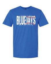 Load image into Gallery viewer, Distressed Bluejay Baseball T-shirt
