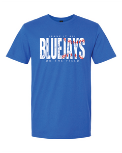 Distressed Bluejay Baseball T-shirt