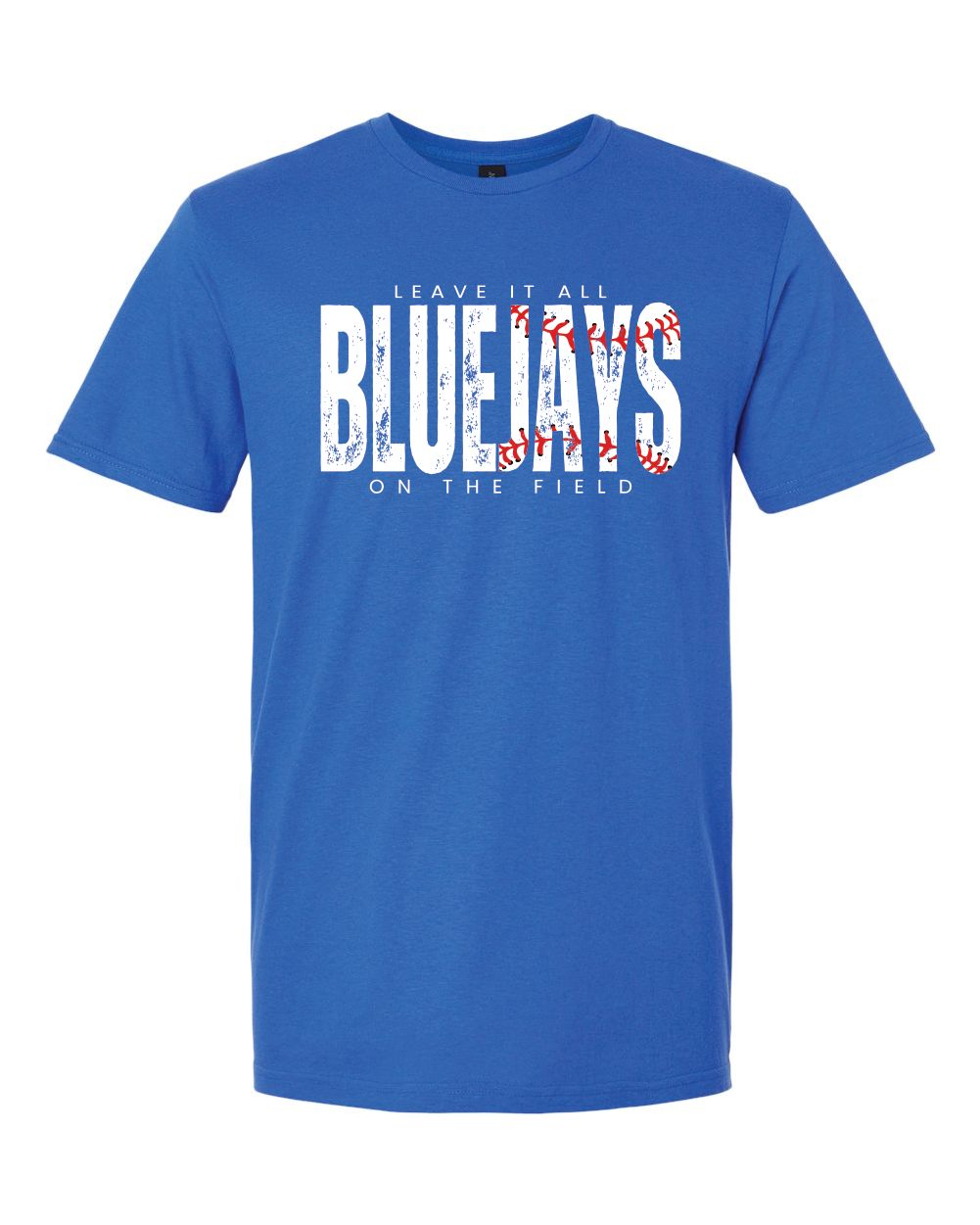 Distressed Bluejay Baseball T-shirt