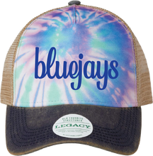 Load image into Gallery viewer, Tie Dye  Bluejays Embroidered Trucker Hat
