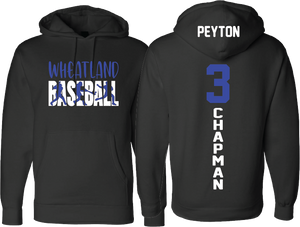 Wheatland Baseball Players Hoodie