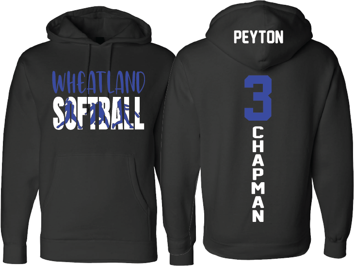 Wheatland Softball Players Hoodie