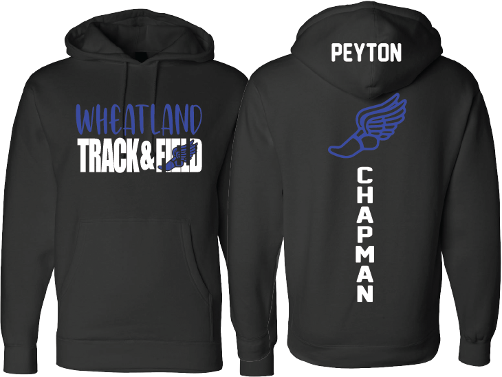 Wheatland Track & Field Players Hoodie